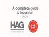 Watch A Complete Guide to Industrial Doors by HAG Ltd. - The Door Specialists 