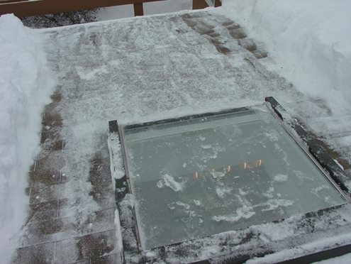 Snow and ice provide additional loadings on rooflights and as different geographical ares have different loading values, careful consideration on design is required.