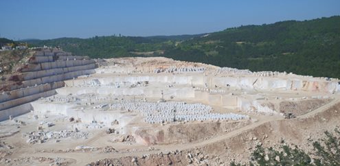 A marble quarry