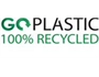 Logo for Goplastic 100% recycled