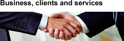 External management: clients, users and delivery of services
